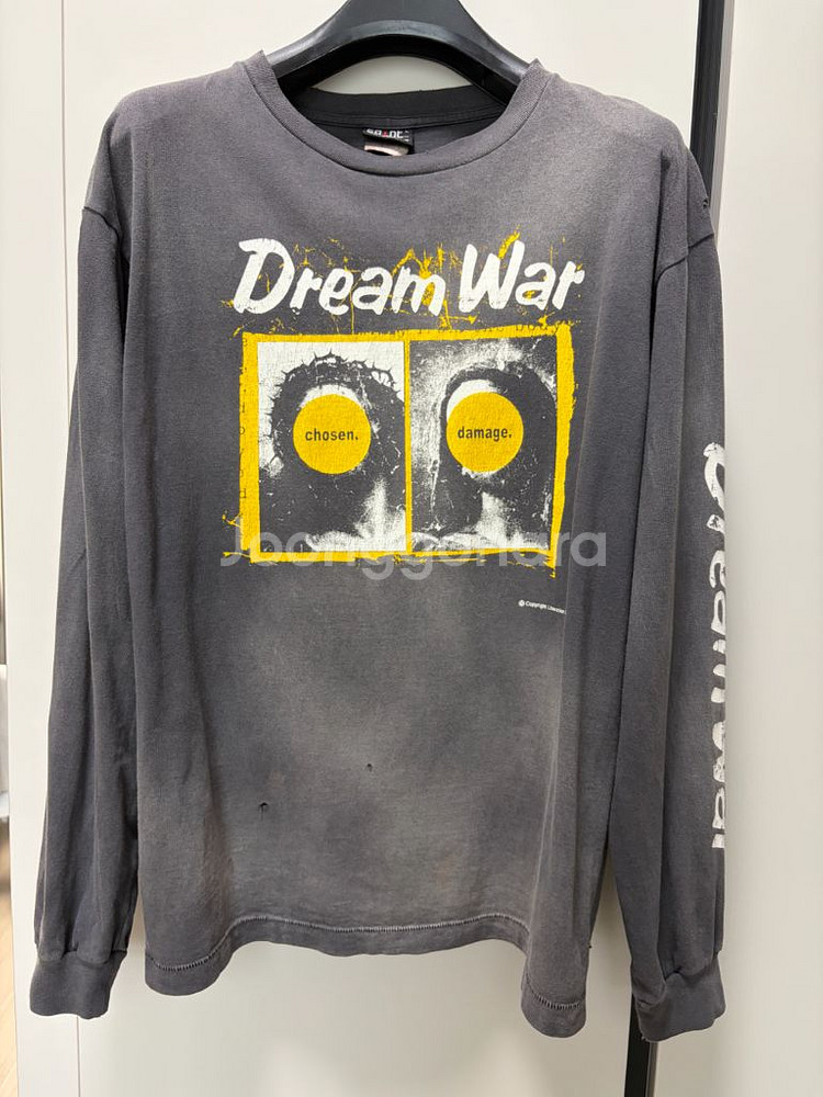 세인트미카엘 드림워 롱슬리브 티셔츠 블랙 L 23AW--0