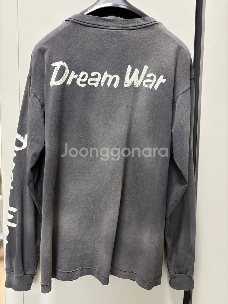 세인트미카엘 드림워 롱슬리브 티셔츠 블랙 L 23AW--1