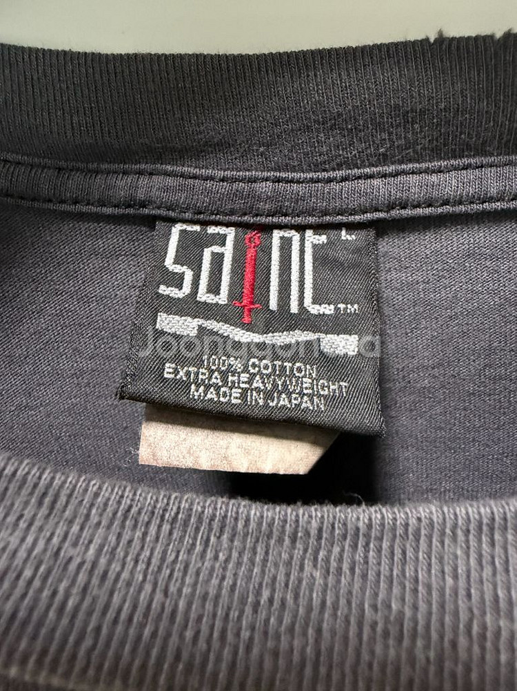 세인트미카엘 드림워 롱슬리브 티셔츠 블랙 L 23AW--3