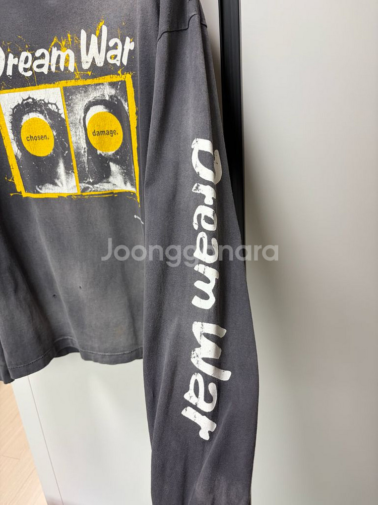 세인트미카엘 드림워 롱슬리브 티셔츠 블랙 L 23AW--6