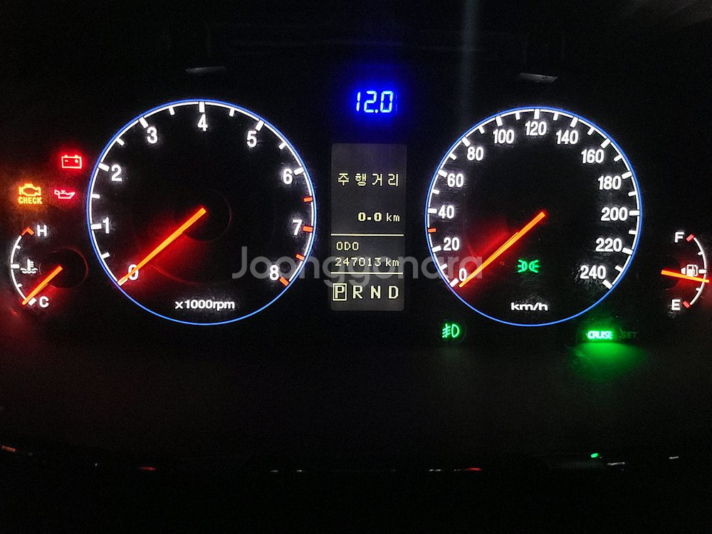 그랜저 TG 슈퍼비전계기판--1