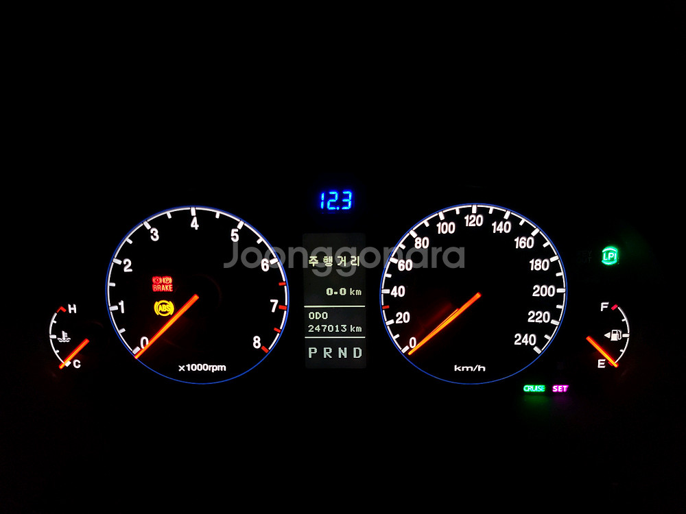 그랜저 TG 슈퍼비전계기판--0