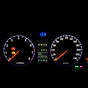 그랜저 TG 슈퍼비전계기판