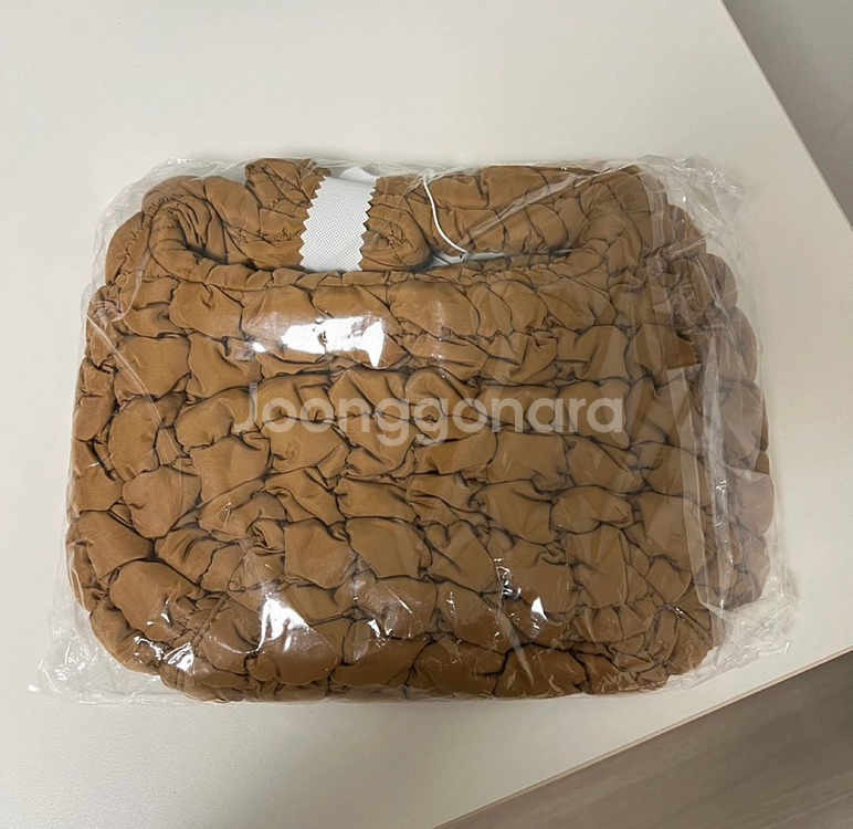 새상품 코스 퀼티드 백 브라운 미니--2