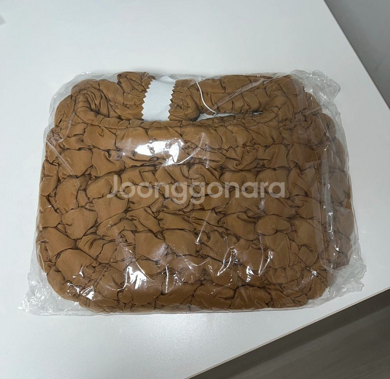 새상품 코스 퀼티드 백 브라운 미니--1