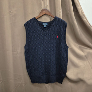 폴로 랄프로렌 케이블 니트 조끼