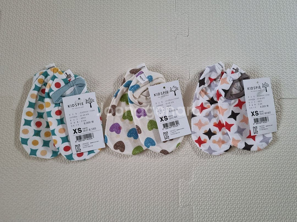 아동 덧신 XS사이즈 1-3세(발바닥미끄럼방지)--0