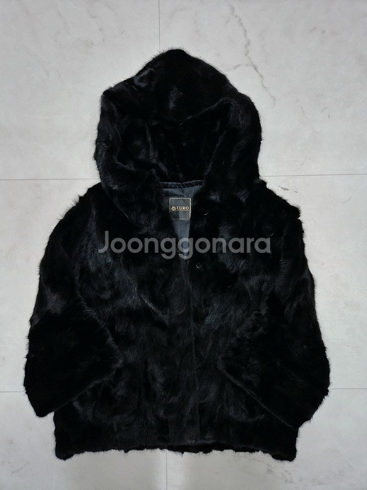 [M]<유로컬렉션>후드 밍크모피코트--2