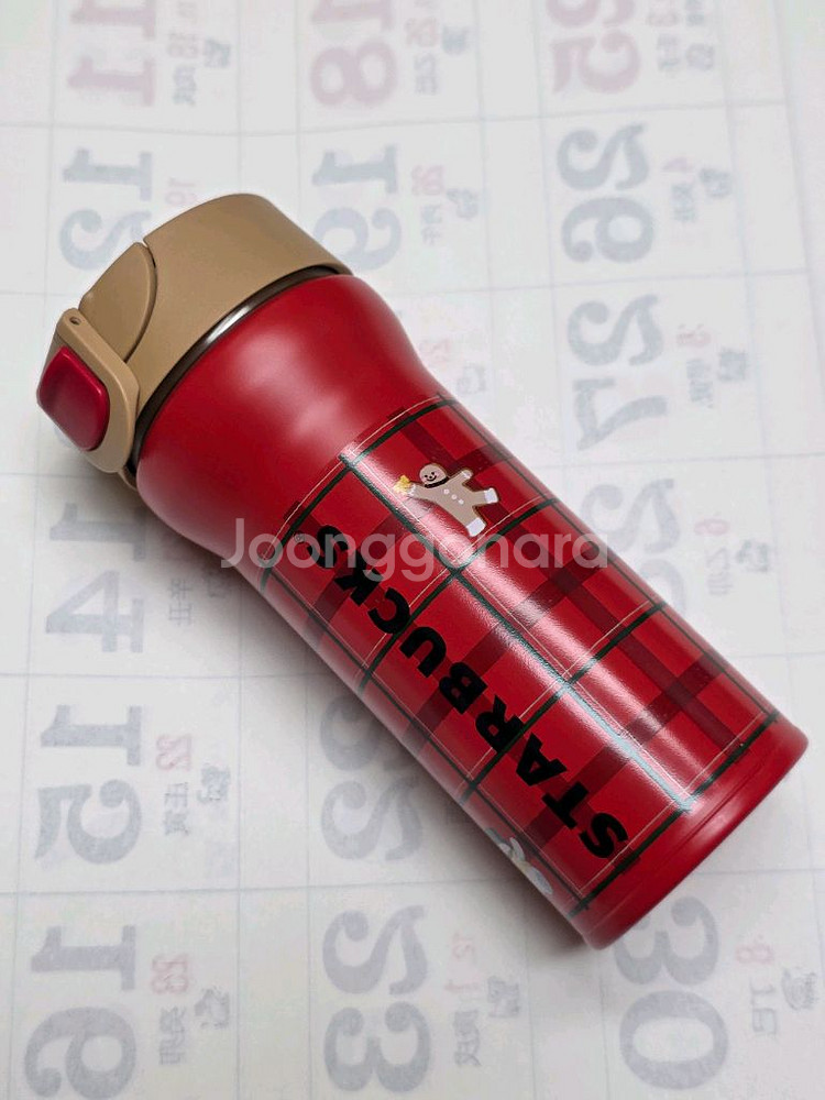 스타벅스 22 홀리데이 JNM 쿠키샵 보온병 360ml--0