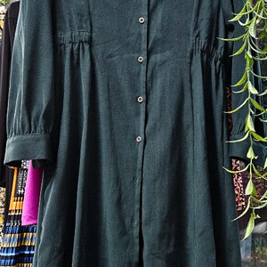 [새상품]8세컨즈 다크그린 원피스