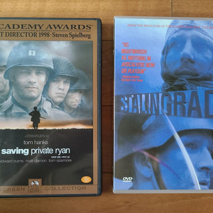 2차대전 영화 DVD 라이언일병구하기 스탈린그라드