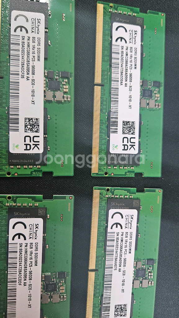 노트북램DDR5 삼성 하이닉스 8G 팝니다 5600--1