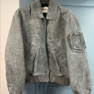 인사일런스 피그먼트 워시드 MA-1 L사이즈