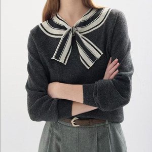 랑방니트 다크그레이