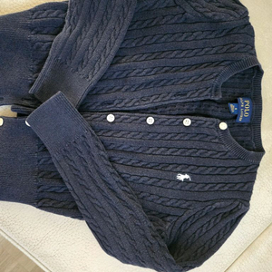 폴로 여아 가디건 6세