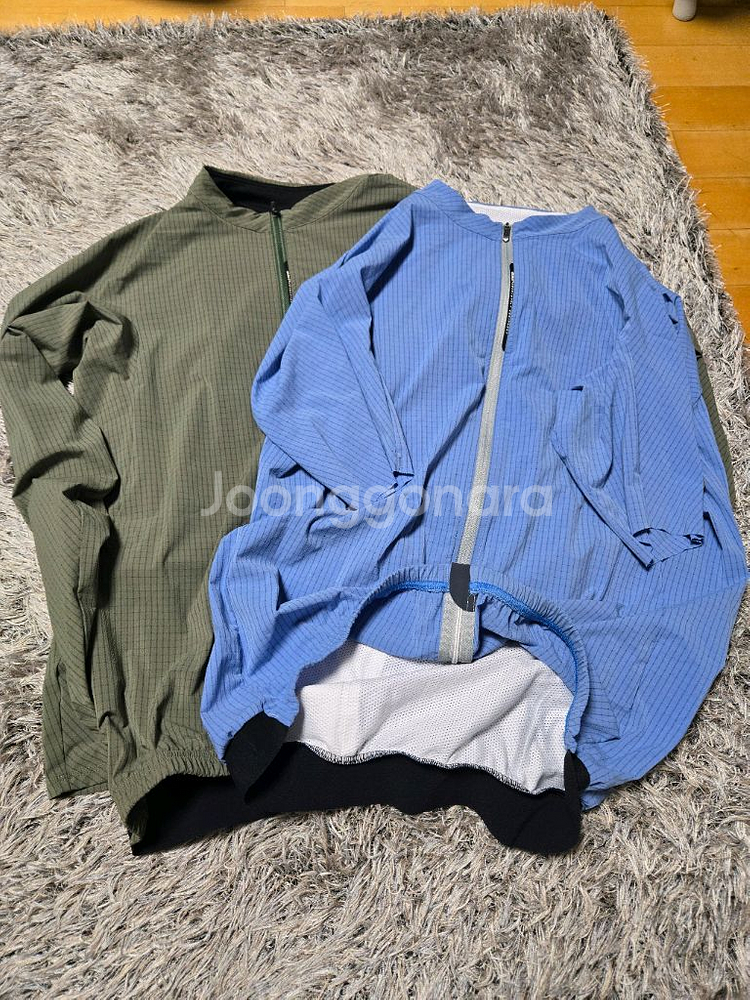 Q36.5 반팔+긴팔 져지 세트 XL 1회 착용품--0