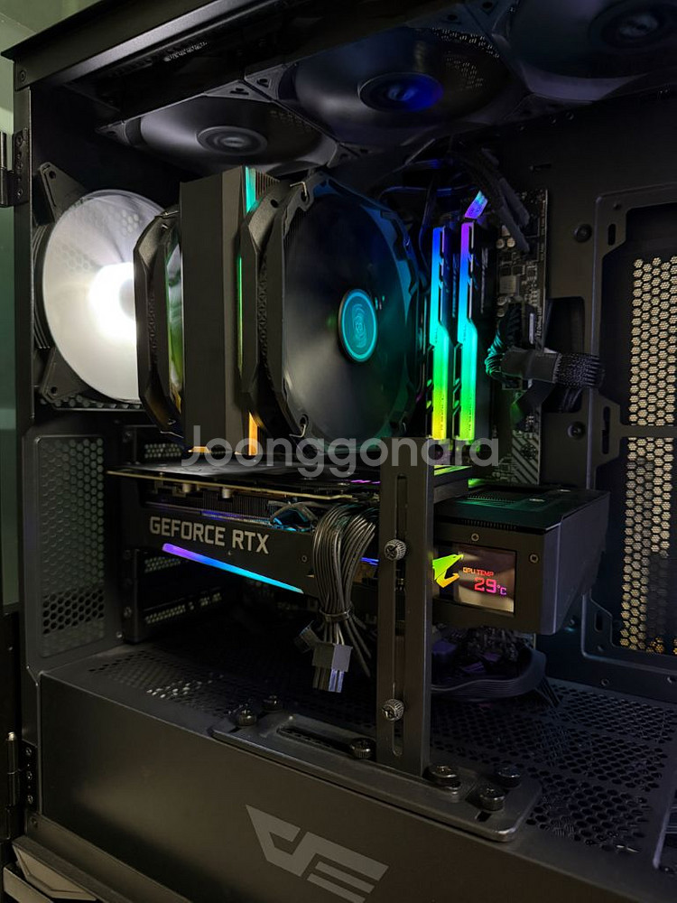 rtx3070컴퓨터본체모니터스피커키보드마우스헤드셋일괄--0