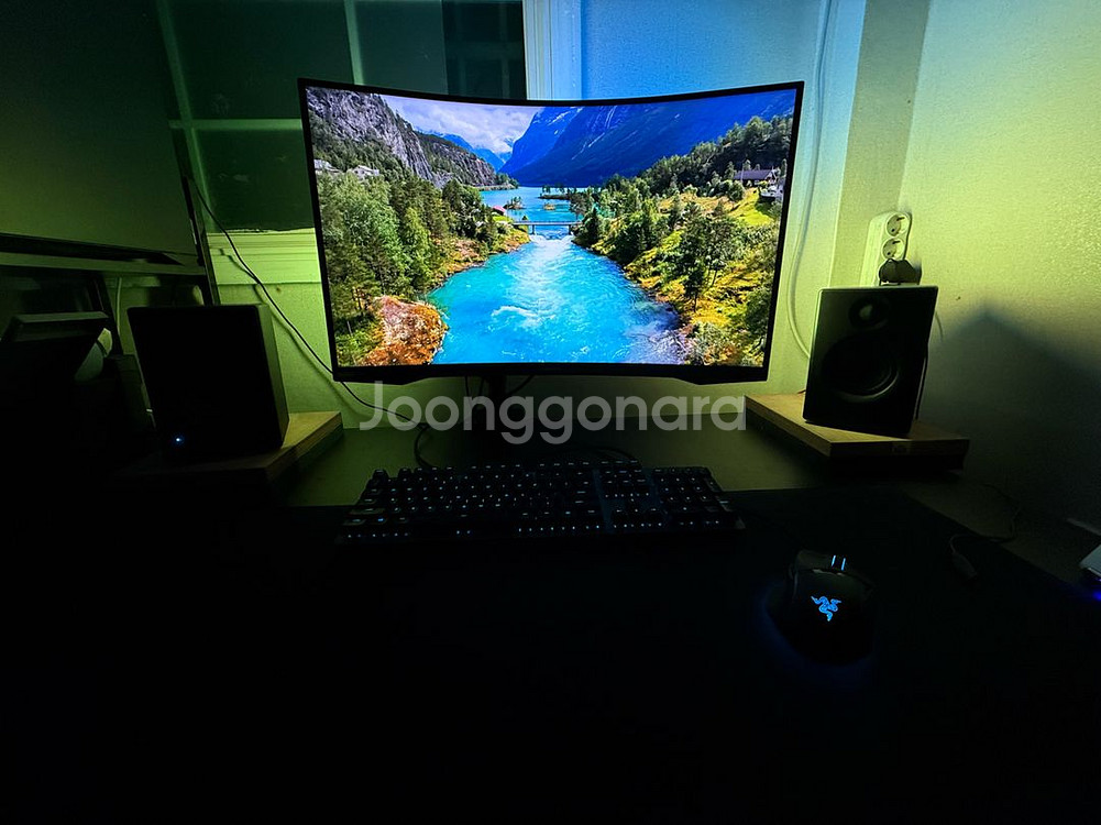 rtx3070컴퓨터본체모니터스피커키보드마우스헤드셋일괄--1