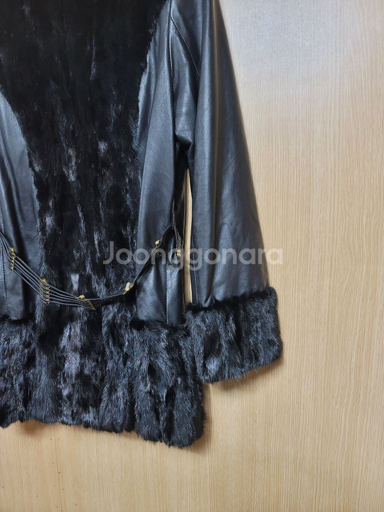 수입 양가죽 밍크폭스 자켓--7