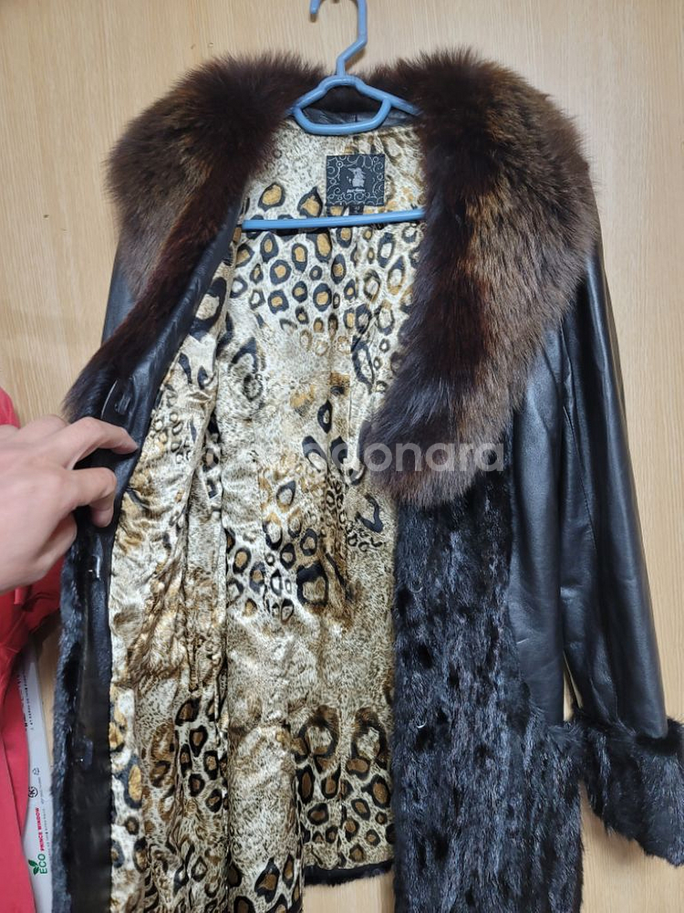 수입 양가죽 밍크폭스 자켓--8