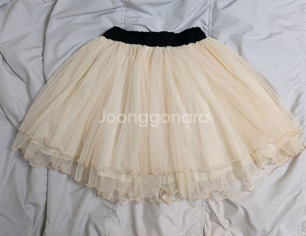 망사 샤스커트 발레리나 튜튜스커트55 일본브랜드허니번치--0