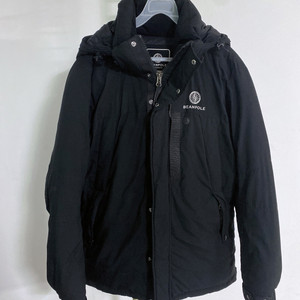 (95)빈폴아웃도어남자거위털블랙후드패딩