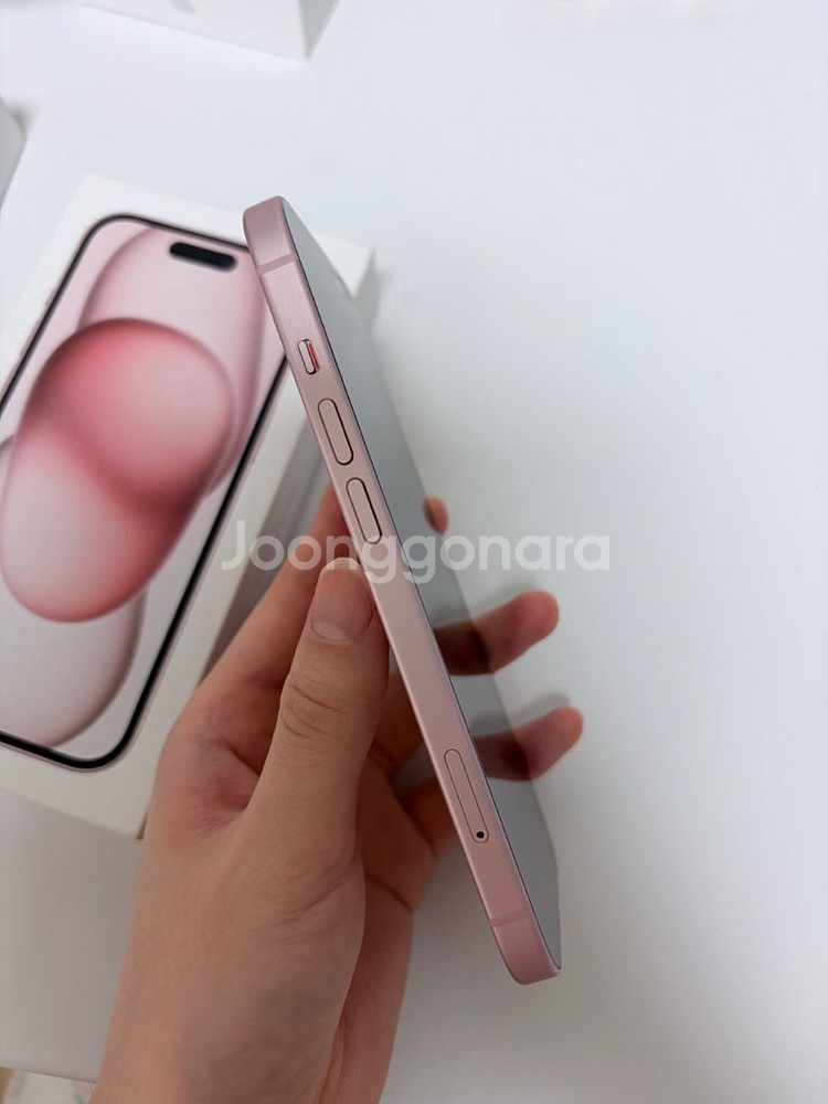 아이폰 15 핑크 128G--3