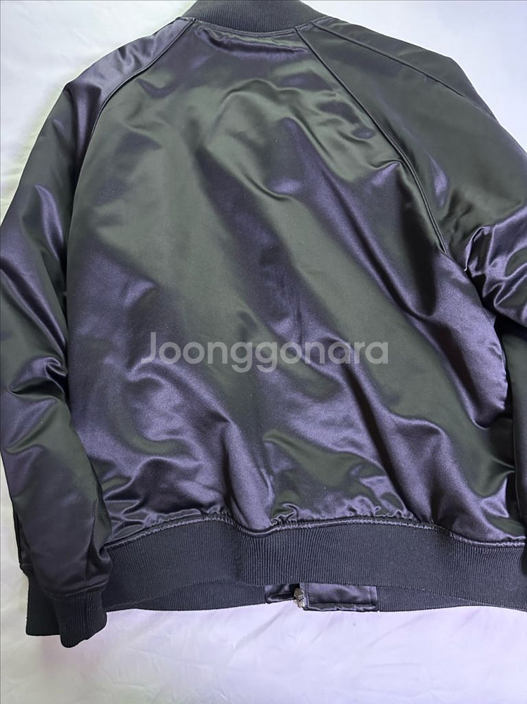 (L) 슈프림 x 미첼앤네스 시퀸로고 바시티자켓--3