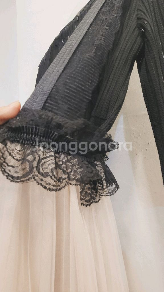 듀엘 니팅블라우스. 수입 레이스 샤 스커트--8