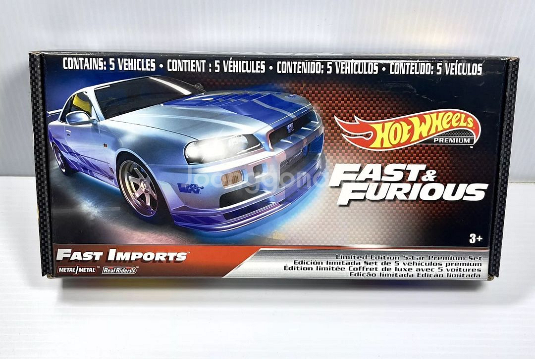 핫휠 분노의질주 프리미엄 세트 fast imports--0