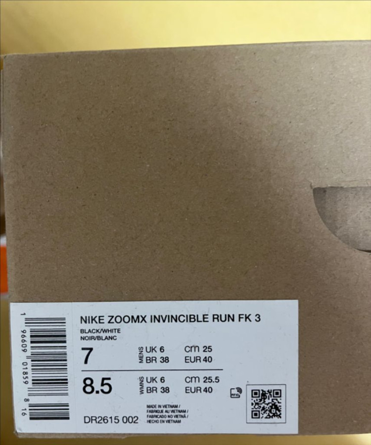 나이키 줌X 인빈서블 런 FK 3 250 러닝화--1