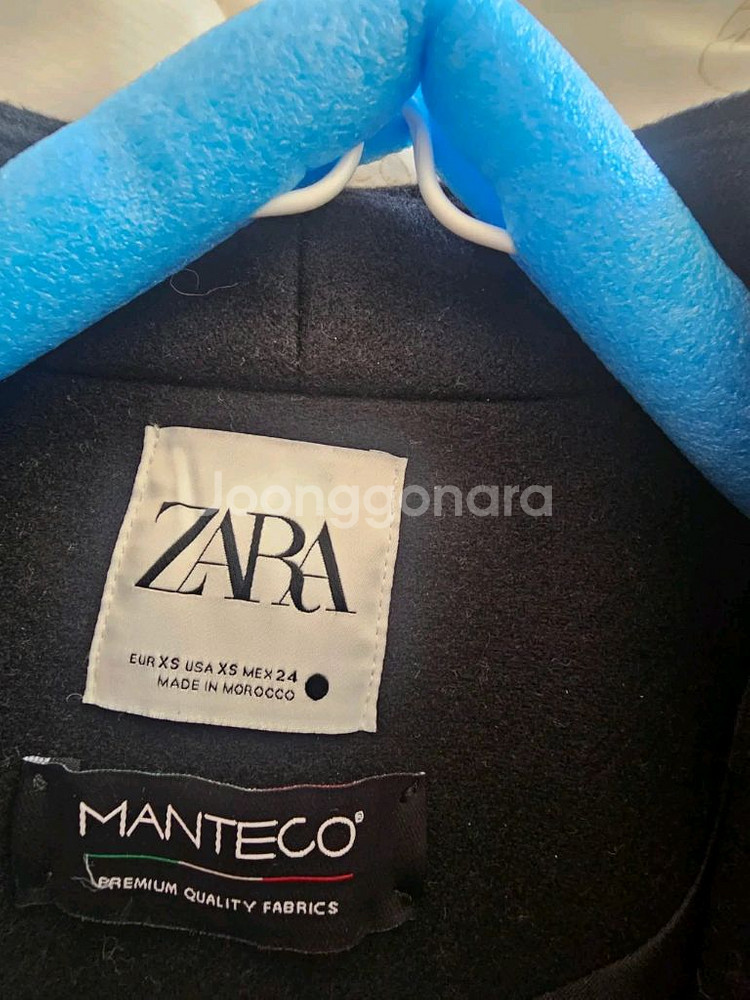 자라 블랙 울반코트 새상품--3