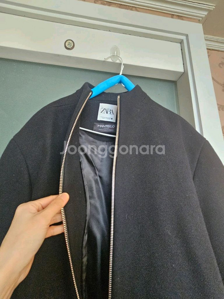 자라 블랙 울반코트 새상품--2