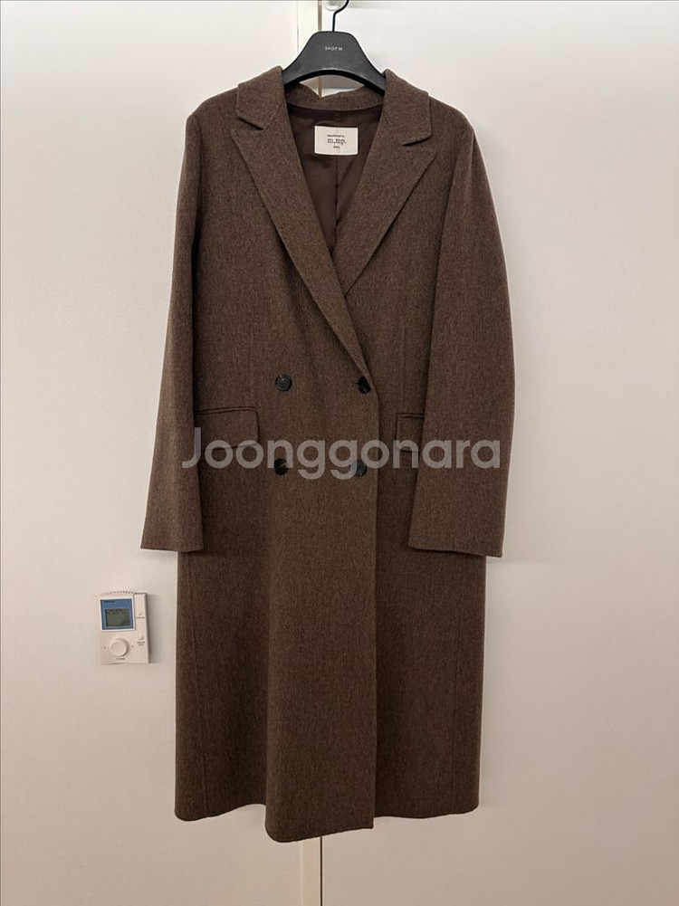 망고매니플리즈 울 롱코트--0