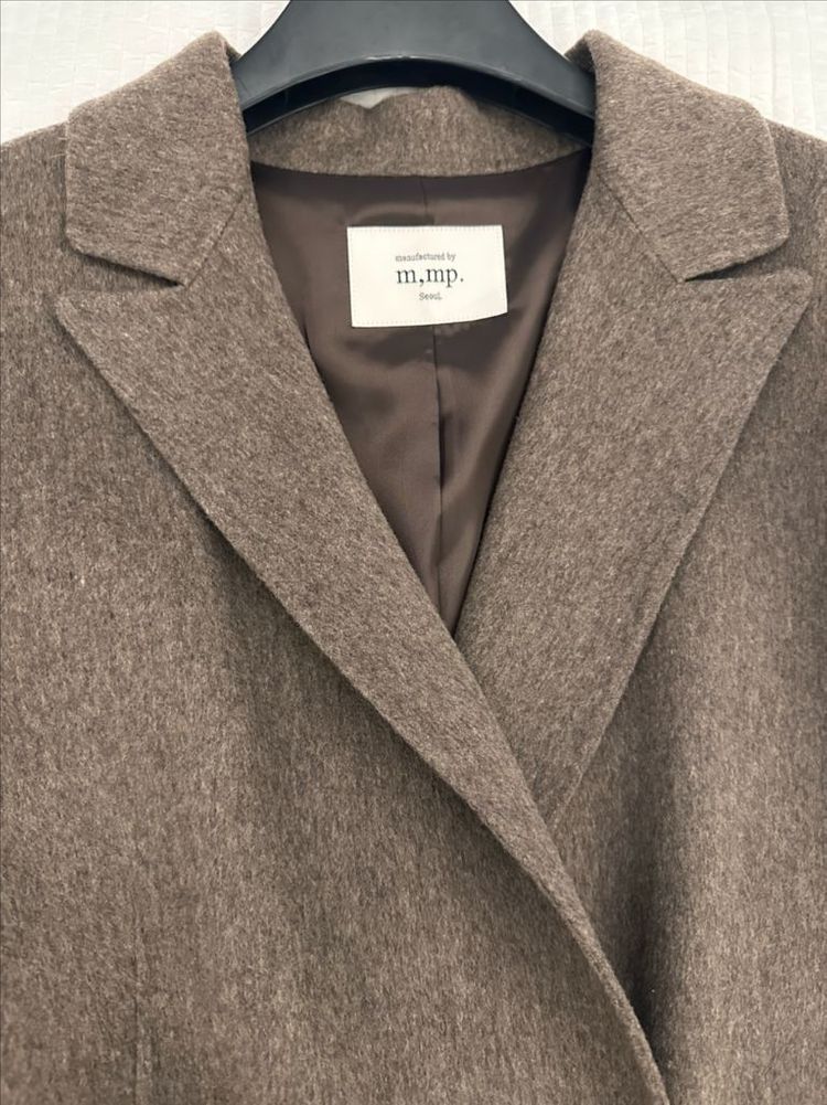 망고매니플리즈 울 롱코트--2