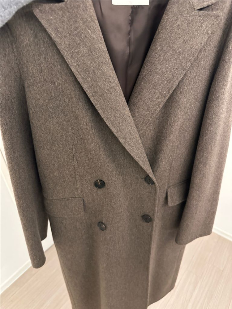 망고매니플리즈 울 롱코트--4