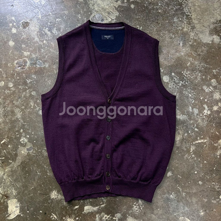 95) 갤럭시 니트 조끼 가디건 베스트--0
