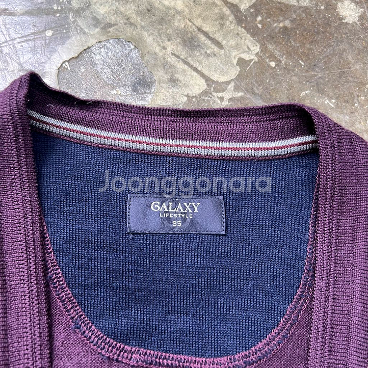 95) 갤럭시 니트 조끼 가디건 베스트--2