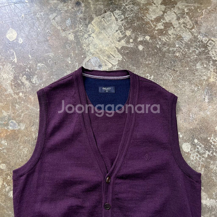 95) 갤럭시 니트 조끼 가디건 베스트--1