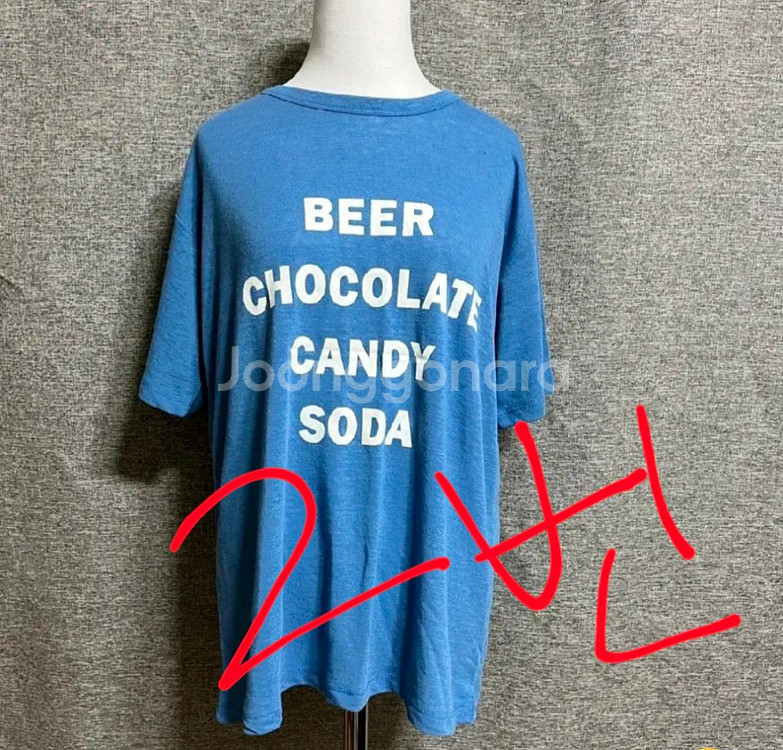 레터링 반팔 티셔츠 2장--2