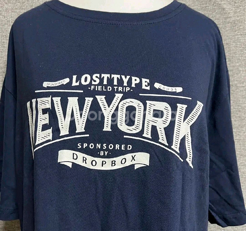 레터링 반팔 티셔츠 2장--9