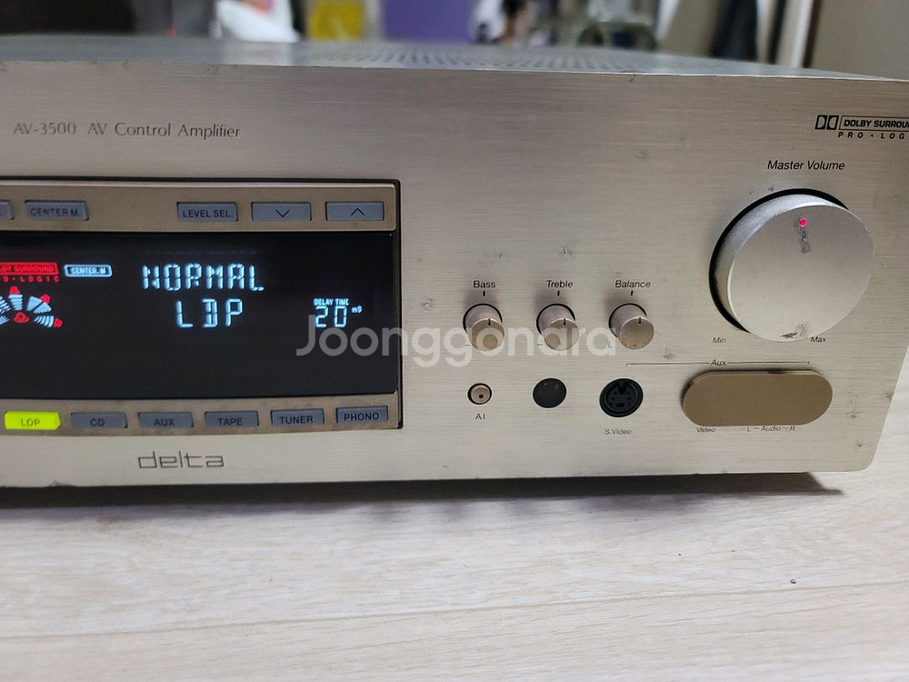 아남전자 AV-3500앰프--1