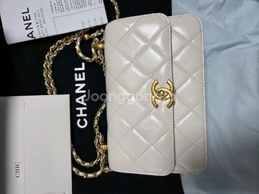 샤넬 골든볼 플랩백--1