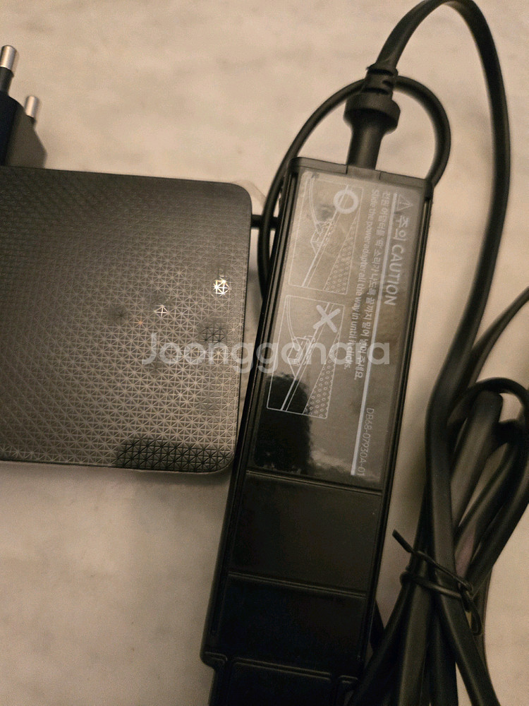 삼성 큐브 공기청정기 아답터 전원선--1