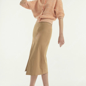 랑방 언밸런스 스플릿 스커트(한섬,타임,마인,시스템)