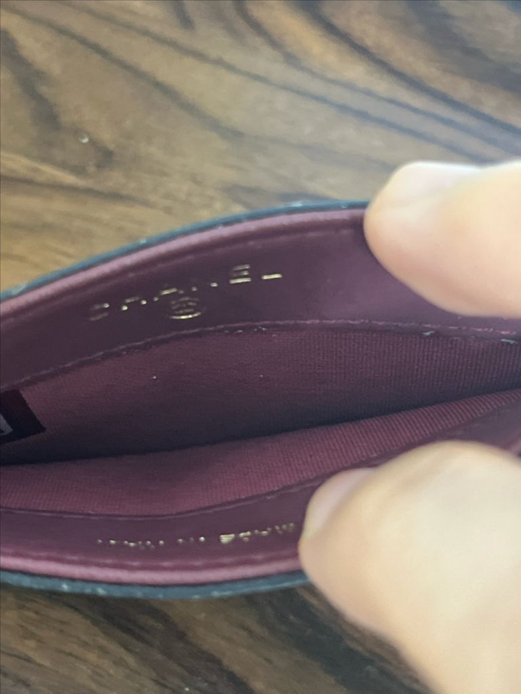 샤넬 카드지갑--7