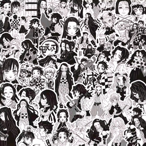 [택포][미개봉]귀멸의칼날 원화 스티커(75개 일괄)