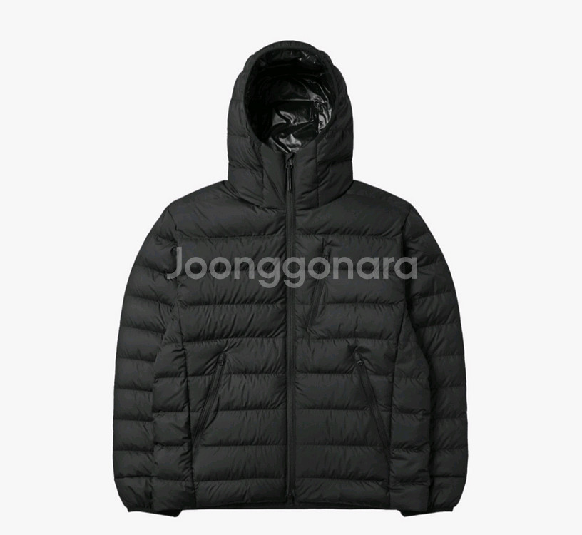 L, XL) 무신사 시티 레저 다운자켓 블루/ 블랙--1