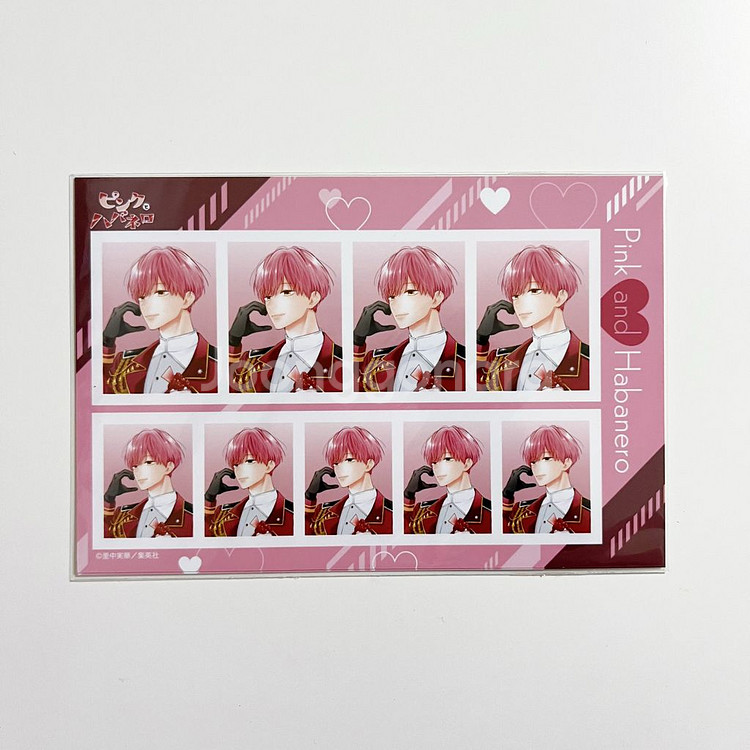 핑크와 하바네로 애니메이트 쿠지 E상 증명사진--0