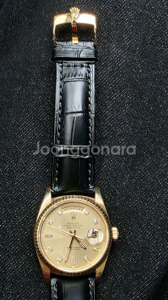 롤렉스 18238 데이데이트 오리지날 다이아몬드--2